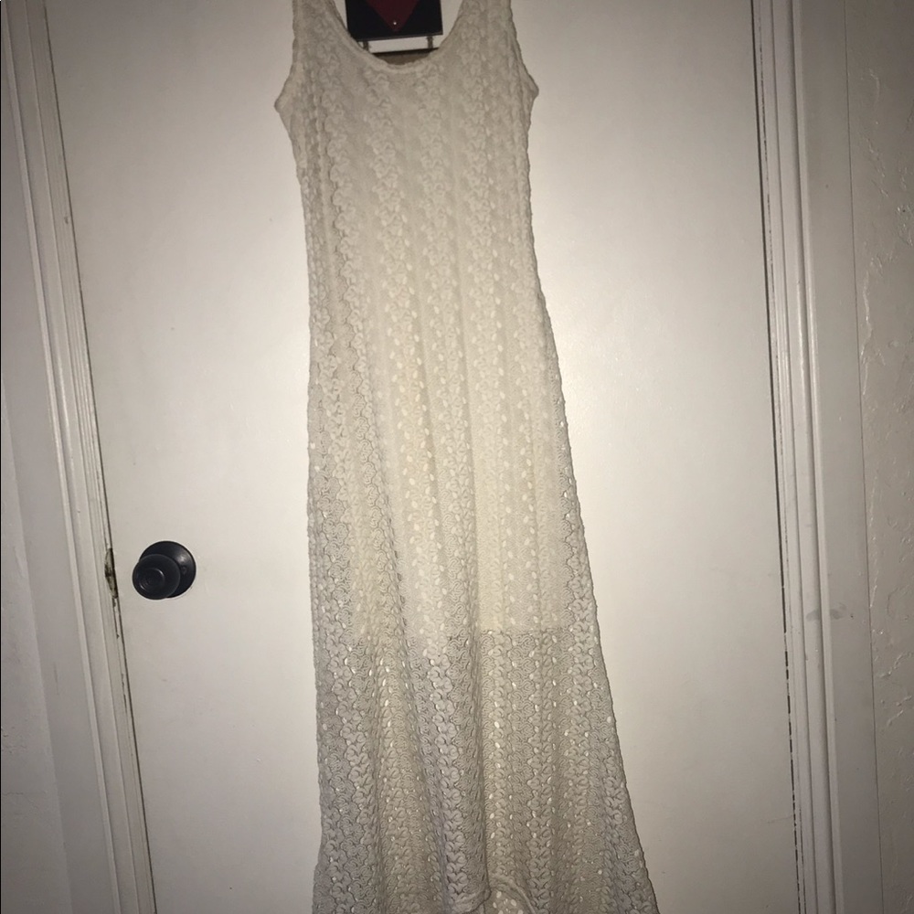 Beautiful Elegant White Lace Dress.